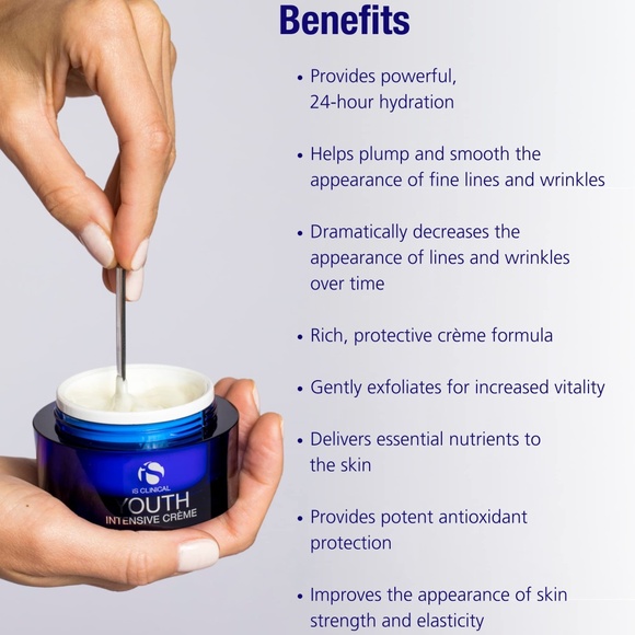 iS CLINICAL Youth Intensive Crème. Anti-aging, firming face cream EX08/27 - Picture 4 of 7